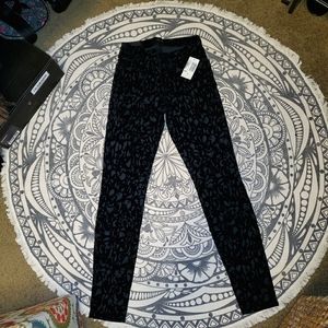 J Brand Olive Velvet Brocade Pants